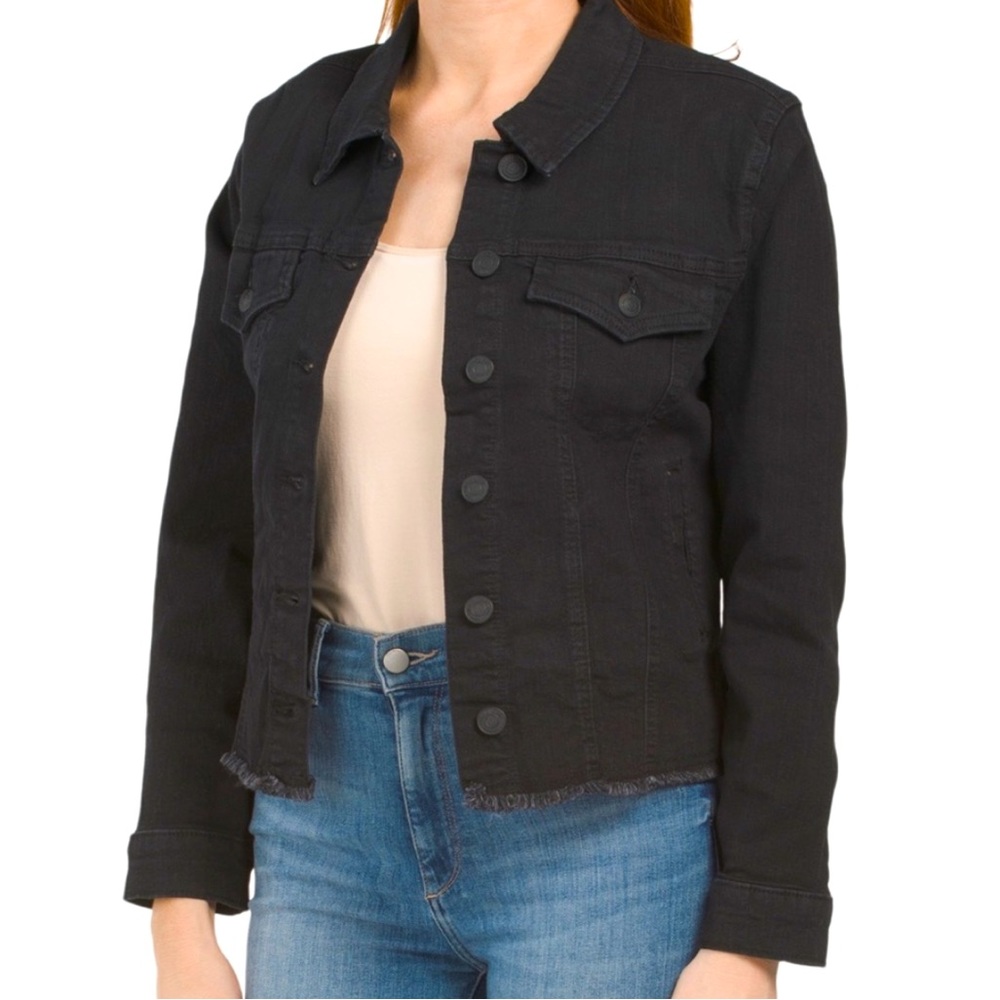 For The Republic Black Denim Jacket